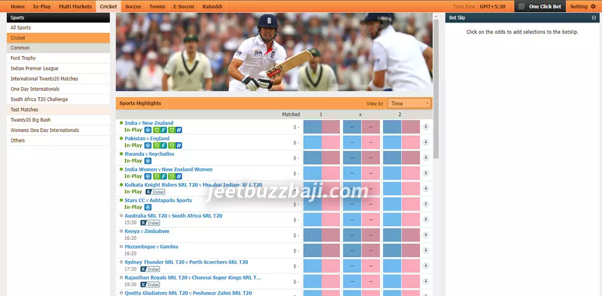 Jeetbuzz ক্যাসিনো দ্বারা অফার করা ক্রিকেট ম্যাচ এবং বাজির ধরন